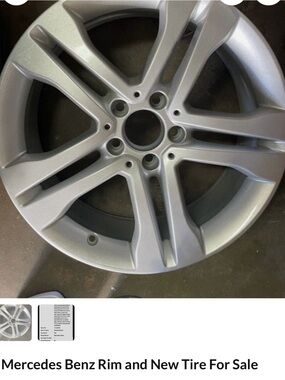 Mercedes Benz Rim and Tire